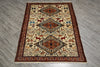 Load image into Gallery viewer, 4 x 6  Charactristic Persian Qashkooli Rug Geometric Animal Motif #PIX-16387