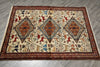 Load image into Gallery viewer, 4 x 6  Charactristic Persian Qashkooli Rug Geometric Animal Motif #PIX-16387