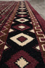 Load image into Gallery viewer, 5.8 x 7.10 Handmade India Turkman Bokara Rug Burgundy Black #F-4448