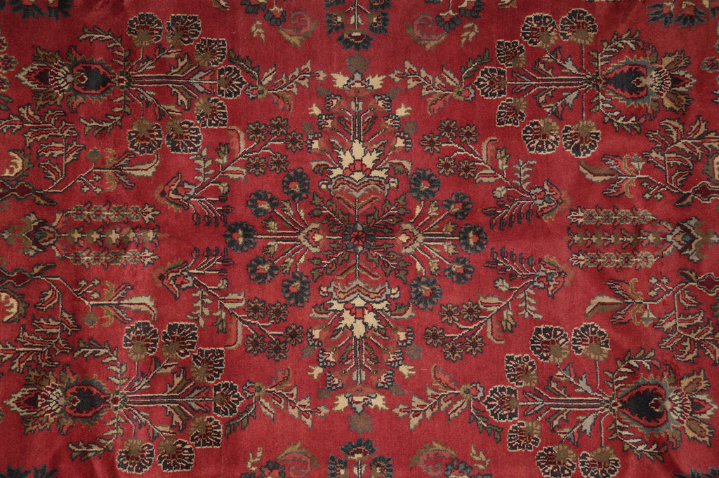 8.9 x 11.8 New Sarouk Rug Handmade India #F-3350