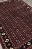 Load image into Gallery viewer, 5.8 x 7.10 Handmade India Turkman Bokara Rug Burgundy Black #F-4448