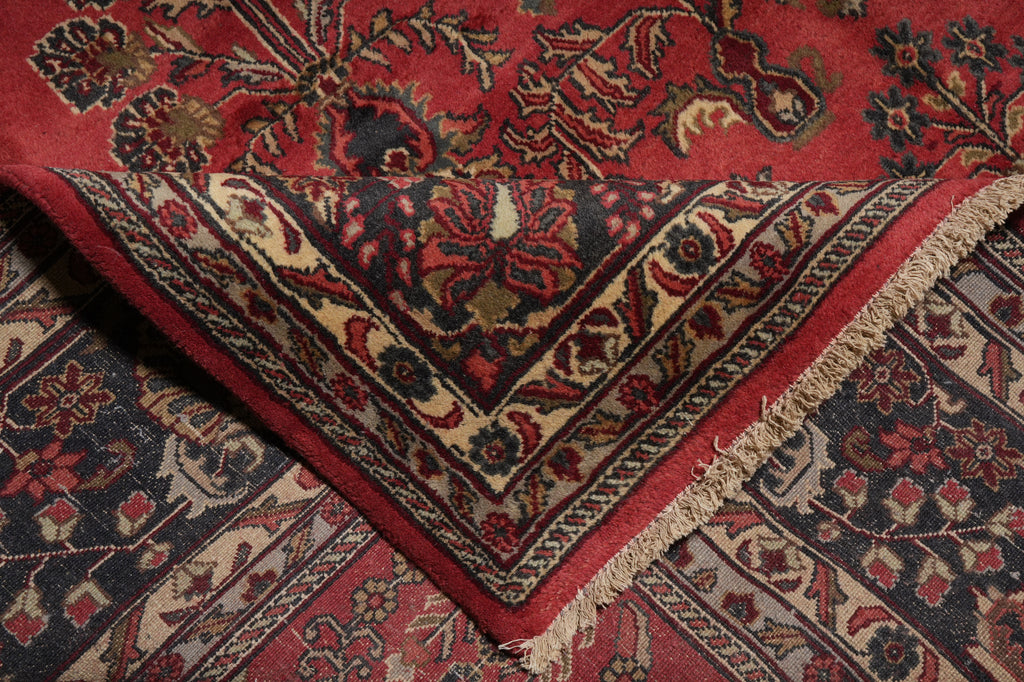 8.9 x 11.8 New Sarouk Rug Handmade India #F-3350