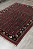 Load image into Gallery viewer, 5.8 x 7.10 Handmade India Turkman Bokara Rug Burgundy Black #F-4448