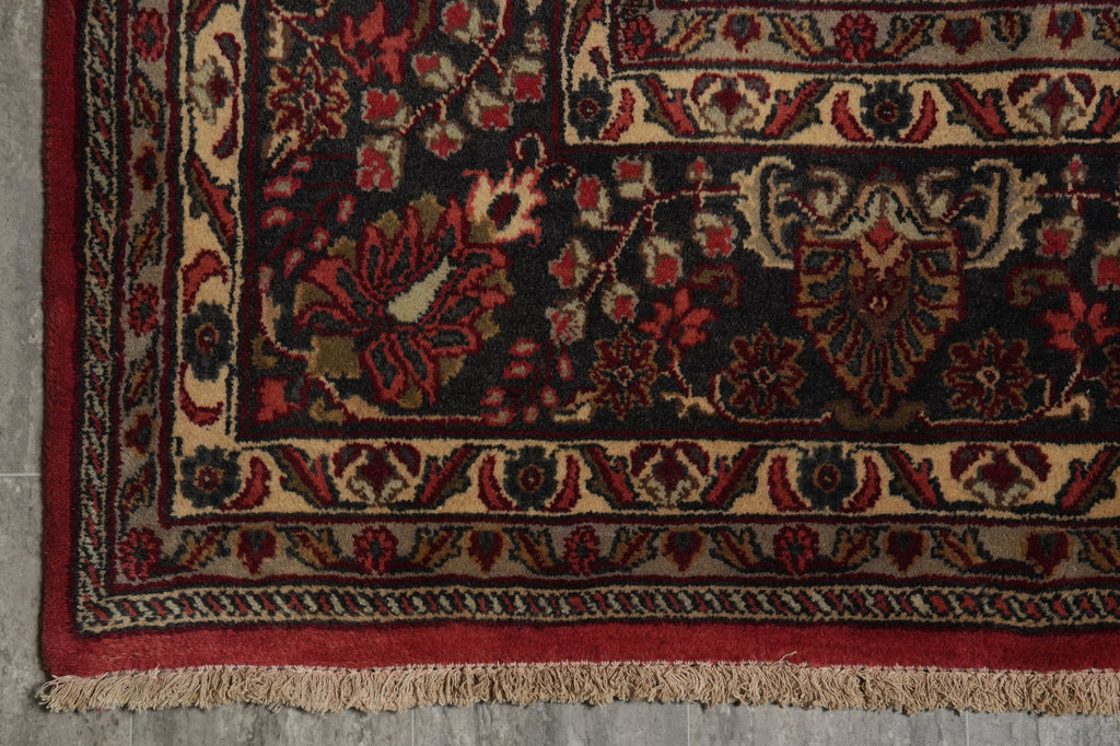 8.9 x 11.8 New Sarouk Rug Handmade India #F-3350