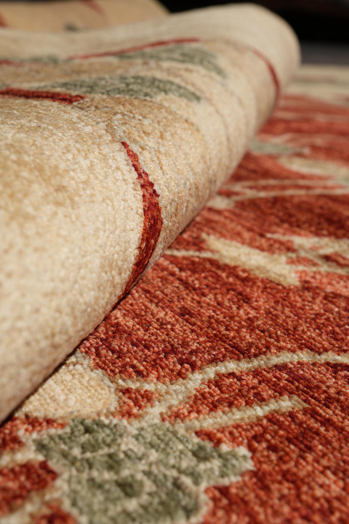 9 x 12  New High Quality Handmade Contemporary Rug Natural Wool Vegie Dye #F-4143