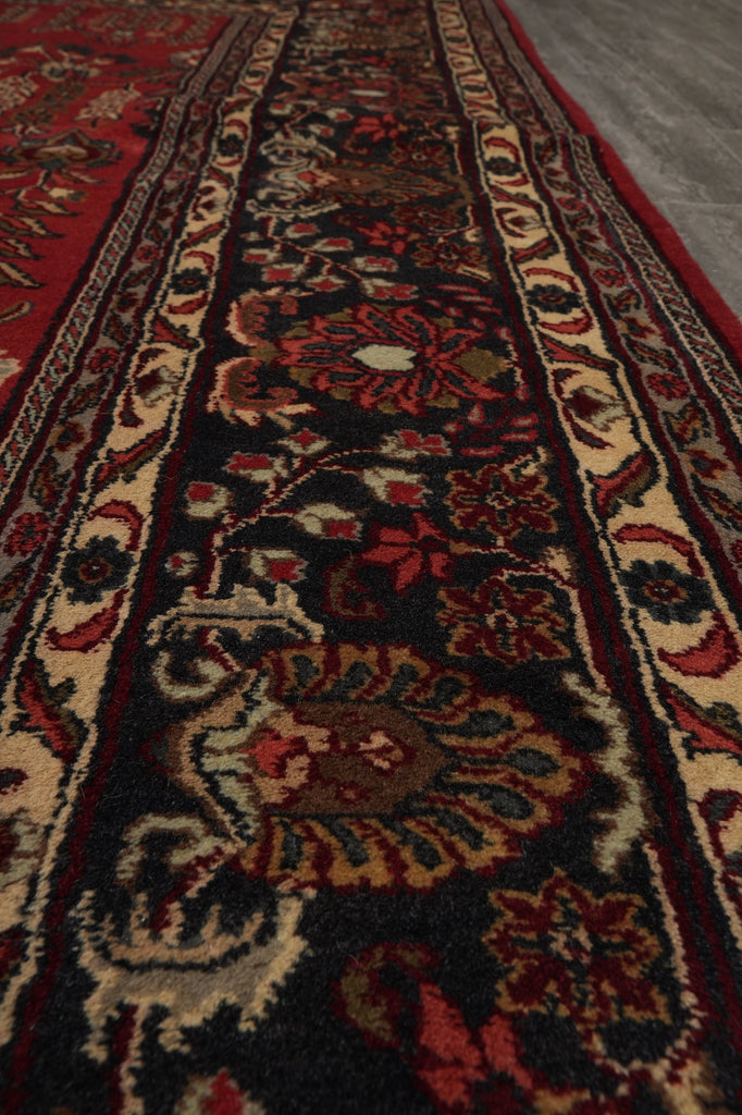 8.9 x 11.8 New Sarouk Rug Handmade India #F-3350