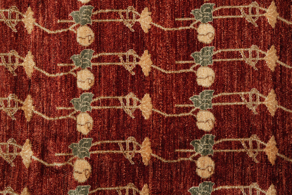 9 x 12  New High Quality Handmade Contemporary Rug Natural Wool Vegie Dye #F-4143