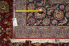 Load image into Gallery viewer, 13 x 19.9 Fine Quality Wool &amp; Silk Persian Tabriz Rug Bird 500+ KPSI #PIX-26239