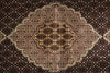 Load image into Gallery viewer, 5.7 x 7.11 High Quality Handmade India Wool and Silk Tabriz Mahi Rug Black #F-4449