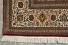 Load image into Gallery viewer, 6.8 x 10 Authentic Persian Mahi Tabriz Rug Wool and Silk 400 KPSI  Roby Burgundy#F-4450