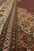 Load image into Gallery viewer, 6.8 x 10 Authentic Persian Mahi Tabriz Rug Wool and Silk 400 KPSI  Roby Burgundy#F-4450