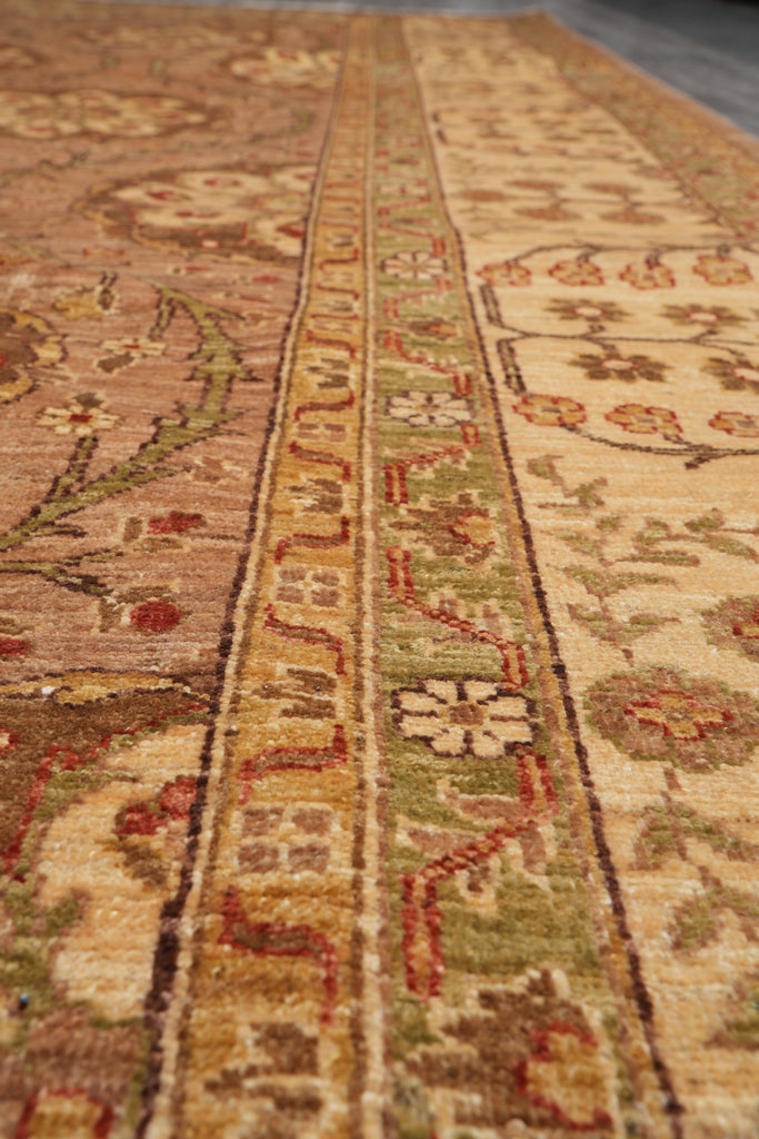 9.2 x 12.6 Great Ghazni Chobi Peshawar Rug Warm Colors #F-4144