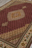 Load image into Gallery viewer, 6.8 x 10 Authentic Persian Mahi Tabriz Rug Wool and Silk 400 KPSI  Roby Burgundy#F-4450
