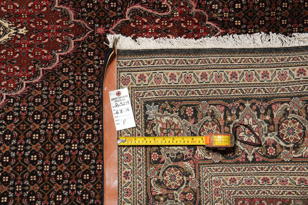 6.8 x 10 Genuine Persian Tabriz Mahi Rug High Quality Wool and Silk #PIX-3219