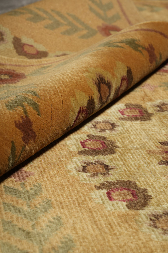 4 x 8.9 New Handmade Wool Nepali Rug French #F-3351