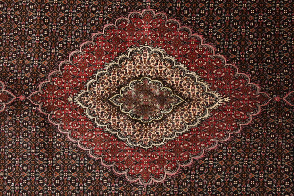 6.8 x 10 Genuine Persian Tabriz Mahi Rug High Quality Wool and Silk #PIX-3219