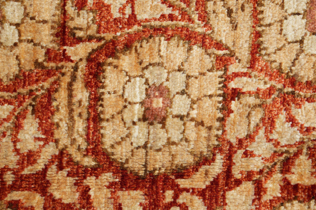 9 x 12.2 Beautiful Quality Handmade Rug  Natural Wool Vegie Dye Transtional Modern #F-4145