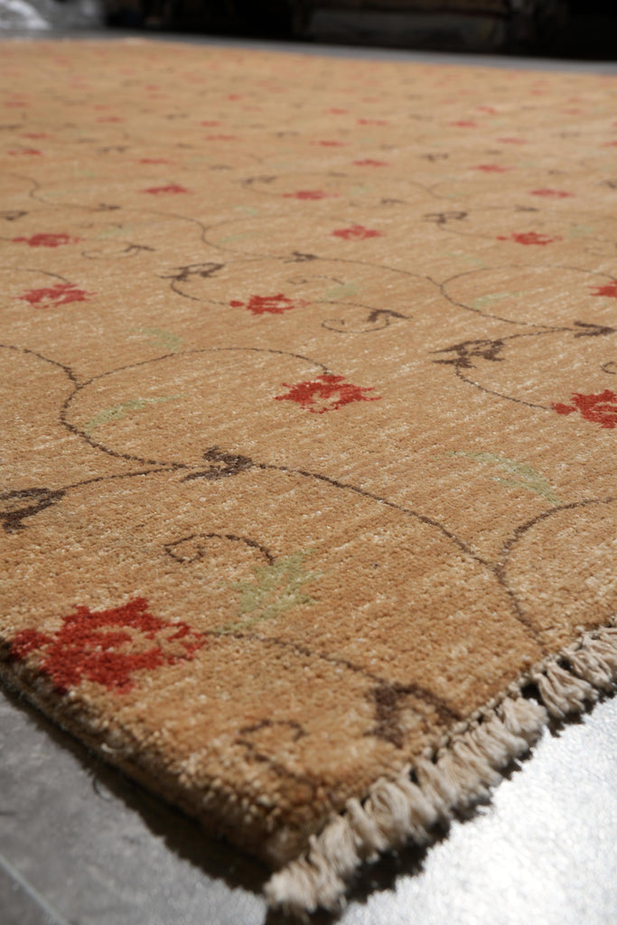 9 x 12 Handmade Contemporary Rug Transitional #F-4146