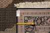 Load image into Gallery viewer, 8.10 x 11.10 Black Fine Quality Wool and Silk Tabriz Mahi Handmade Rug #F-4451