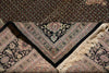 Load image into Gallery viewer, 8.10 x 11.10 Black Fine Quality Wool and Silk Tabriz Mahi Handmade Rug #F-4451