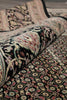 Load image into Gallery viewer, 8.10 x 11.10 Black Fine Quality Wool and Silk Tabriz Mahi Handmade Rug #F-4451