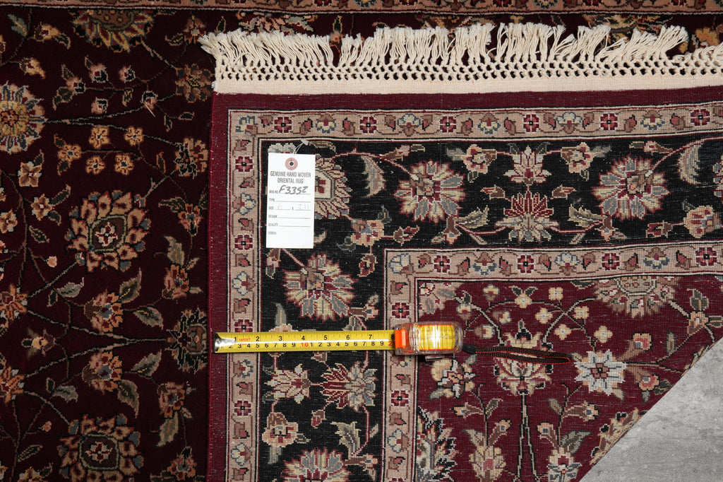 4 x 6 Quality Handmade Rug Wool and Silk #F-3352