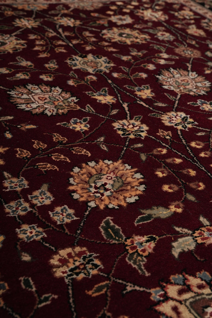 4 x 6 Quality Handmade Rug Wool and Silk #F-3352