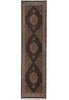 Load image into Gallery viewer, 2.6 x 10 Feet Fine Quality Runner Authentic Persian Tabriz Mahi Wool and Silk 400 KPSI #F-3102