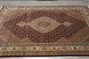 Load image into Gallery viewer, 6.7 x 9.10 Elegant Quality Wool and Silk Handmade Tabriz Mahi Rug Rich Ruby #F-4452