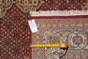 Load image into Gallery viewer, 6.8 x 9.8 Rich Ruby Red Wool and Silk Quality Handmade Tabriz Mahi Carpet #PIX-25767