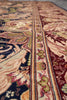 Load image into Gallery viewer, 9 x 12.5 Black Willim Morris Rug Handmade Jaipur #F-4148