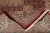 Load image into Gallery viewer, 6.8 x 9.8 Rich Ruby Red Wool and Silk Quality Handmade Tabriz Mahi Carpet #PIX-25767