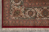 Load image into Gallery viewer, 6.8 x 9.8 Rich Ruby Red Wool and Silk Quality Handmade Tabriz Mahi Carpet #PIX-25767