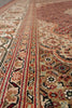 Load image into Gallery viewer, 6.8 x 9.8 Rich Ruby Red Wool and Silk Quality Handmade Tabriz Mahi Carpet #PIX-25767