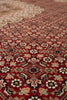 Load image into Gallery viewer, 6.8 x 9.8 Rich Ruby Red Wool and Silk Quality Handmade Tabriz Mahi Carpet #PIX-25767