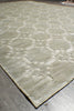 Load image into Gallery viewer, 8 x 10 Contemporary Handmade Rug One Color Light Green Bambo Silk Raised Carved Pile #F-3353