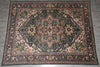 Load image into Gallery viewer, 10.9 x 14.1 New Handmade Serapi Heriz Rug Green #F-4149