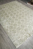 Load image into Gallery viewer, 8 x 10 Contemporary Handmade Rug One Color Light Green Bambo Silk Raised Carved Pile #F-3353