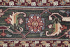 Load image into Gallery viewer, 10.9 x 14.1 New Handmade Serapi Heriz Rug Green #F-4149