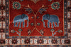 Load image into Gallery viewer, 2.8 x 4 Village Handmade Rug Elephant Pattern #F-3105