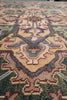 Load image into Gallery viewer, 10.9 x 14.1 New Handmade Serapi Heriz Rug Green #F-4149