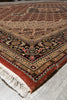 Load image into Gallery viewer, 5.8 x 8.3 Rust Quality Wool and Silk Tabriz Mahi #F-4453