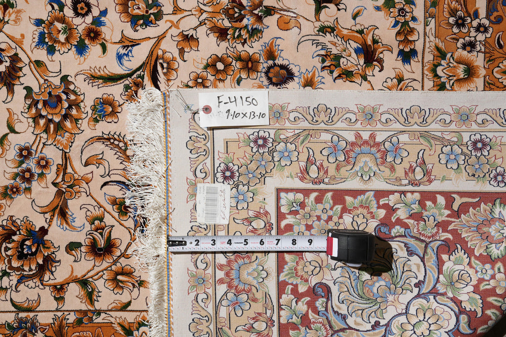 10 x 14 Elegant Detailed Turkish Tabriz Pattern Rug #F-4150