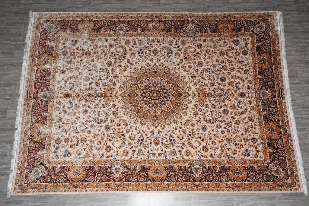10 x 14 Elegant Detailed Turkish Tabriz Pattern Rug #F-4150