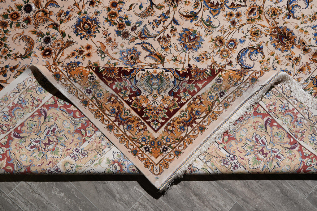 10 x 14 Elegant Detailed Turkish Tabriz Pattern Rug #F-4150