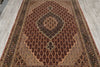 Load image into Gallery viewer, 5.8 x 8.3 Rust Quality Wool and Silk Tabriz Mahi #F-4453