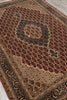 Load image into Gallery viewer, 5.8 x 8.3 Rust Quality Wool and Silk Tabriz Mahi #F-4453