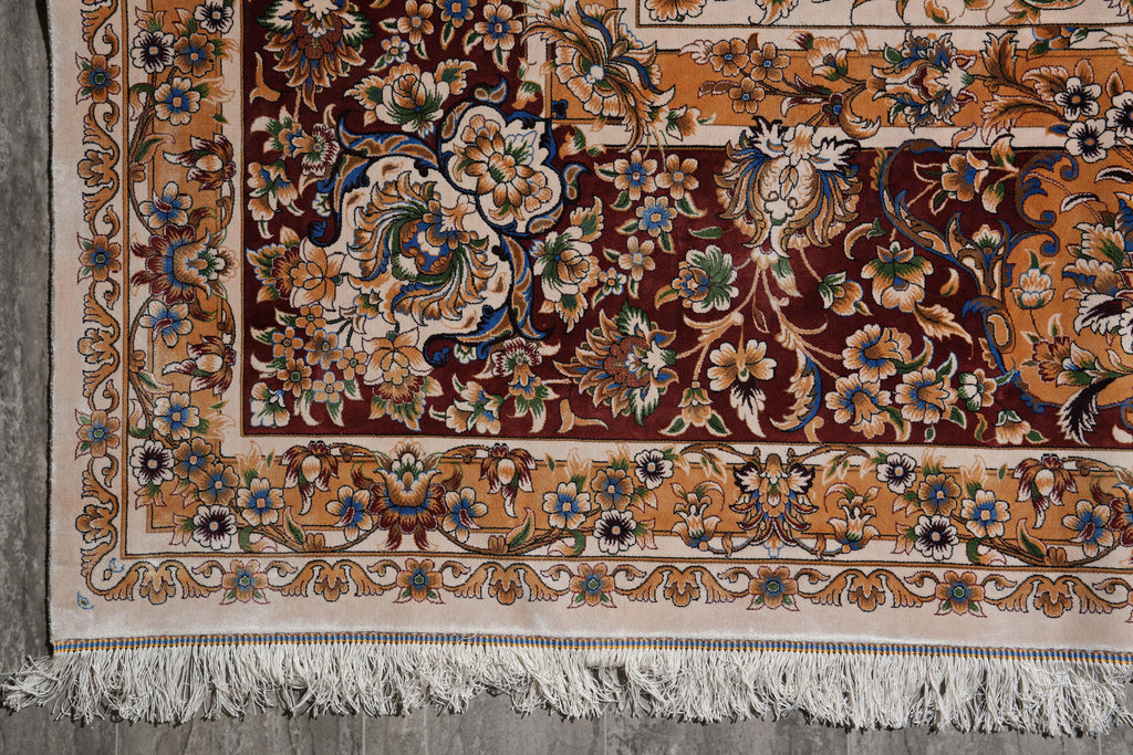 10 x 14 Elegant Detailed Turkish Tabriz Pattern Rug #F-4150