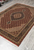 Load image into Gallery viewer, 5.8 x 8.3 Rust Quality Wool and Silk Tabriz Mahi #F-4453