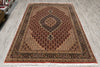 Load image into Gallery viewer, 5.8 x 8.3 Rust Quality Wool and Silk Tabriz Mahi #F-4453